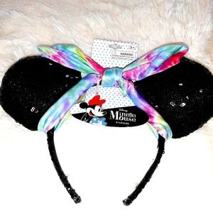 Disney sequin minnie mouse ears headband